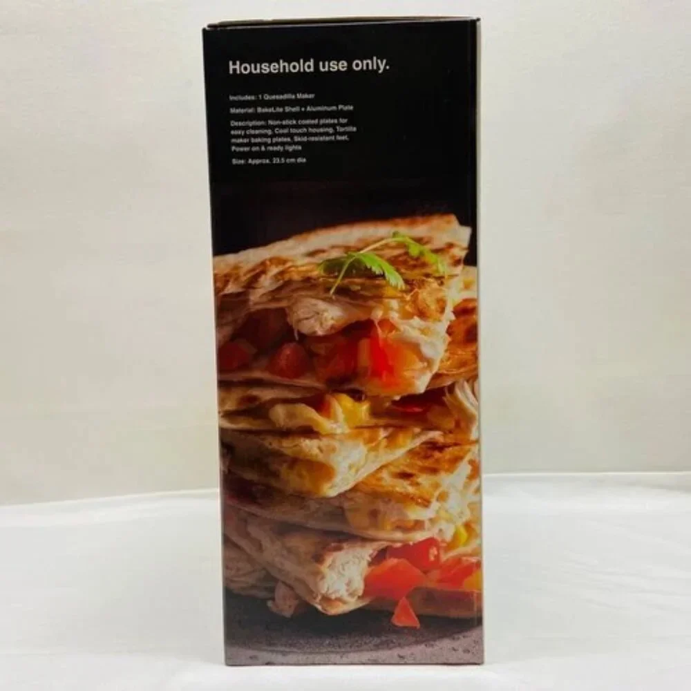 Quesadilla Maker 6 Wedge Fiesta 8in‎ Intertek Retro Red Brand New In Box